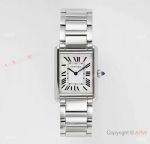 AF Factory Cartier Tank Must Stainless Steel Quartz Watch w Quick-change Strap